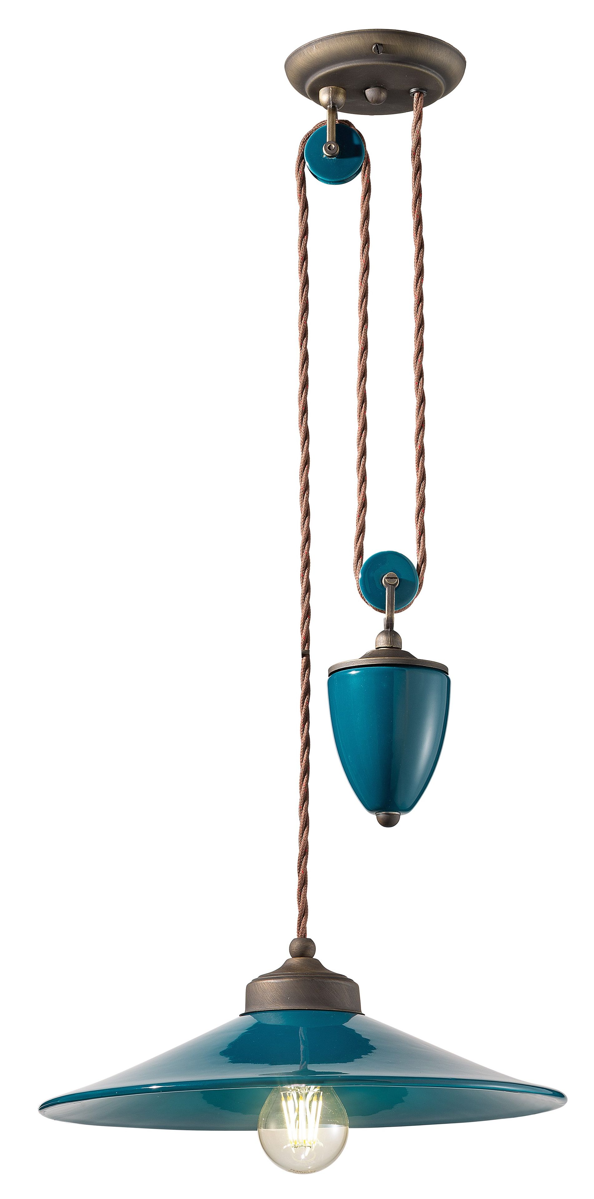 Регулируемый керамический подвесной светильник FERROLUCE ARCH-00008014 - Вид №2