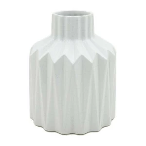 Ваза белая керамическая малая 16 см "Оригами" UNICO - 255426 Белый