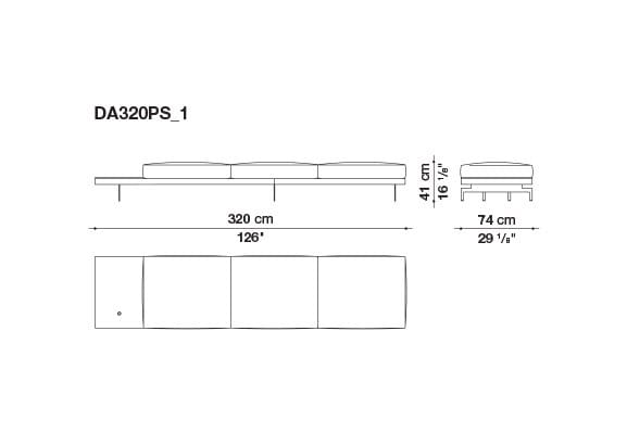 Кожаный диван B&B Italia док ARCH-00130675 - Вид №77