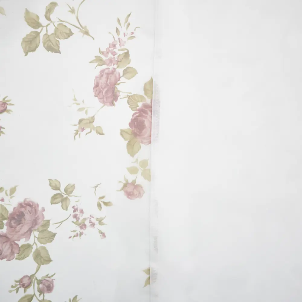 Комплект штор на ленте для кухни Акварель 280x160 см цвет коричневый WITERRA STLM-2092066 - Вид №3