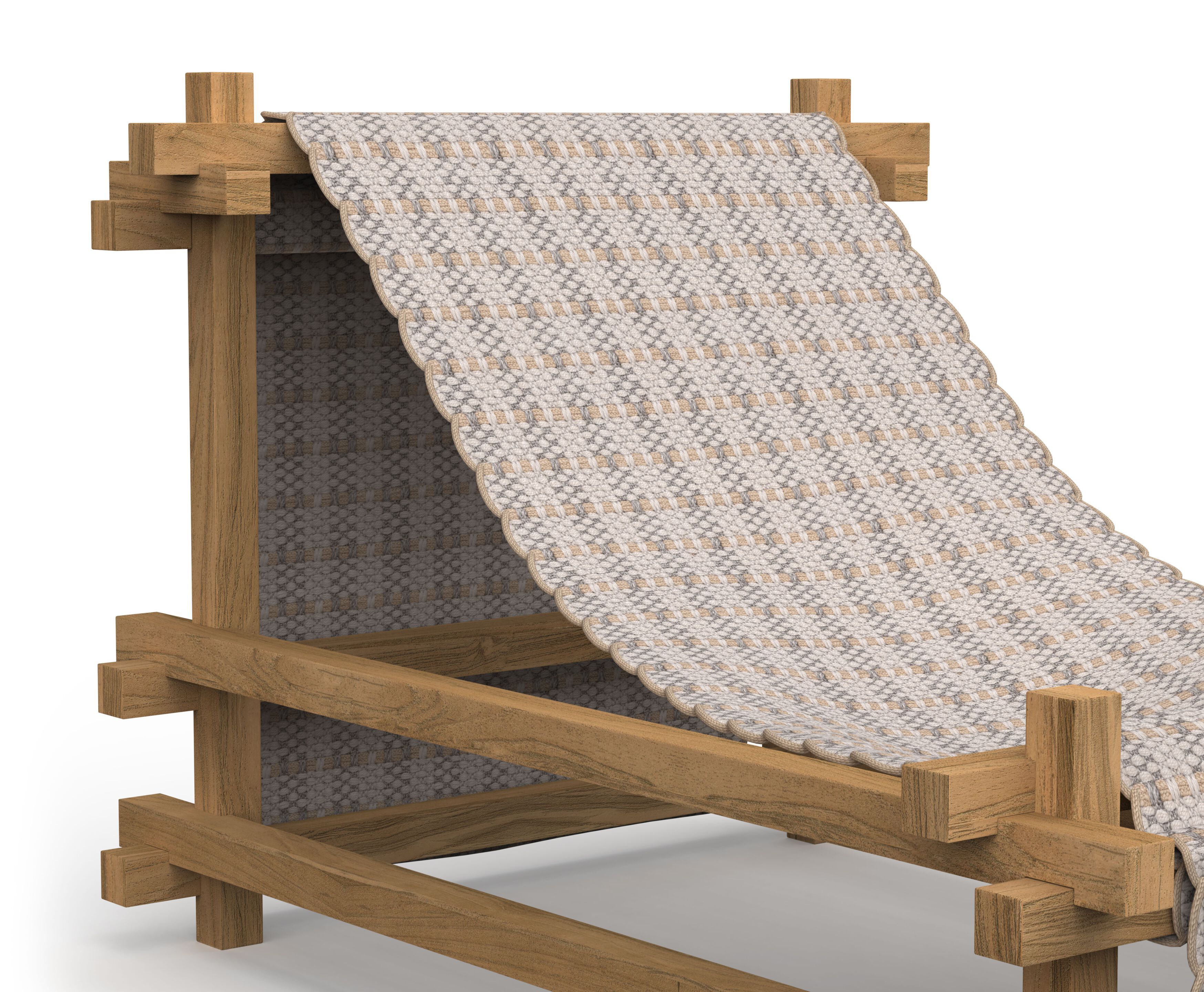 Садовое кресло с подставкой для ног GANDIABLASCO Gandiablasco Edition x Kengo Kuma ARCH-00055045 - Вид №7