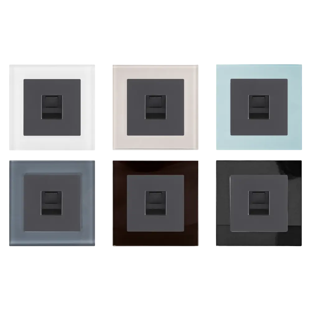 Телефонная розетка WERKEL RJ-11 для скрытого монтажа 17783988 Встраиваемые механизмы STLM-0008629 - Вид №1