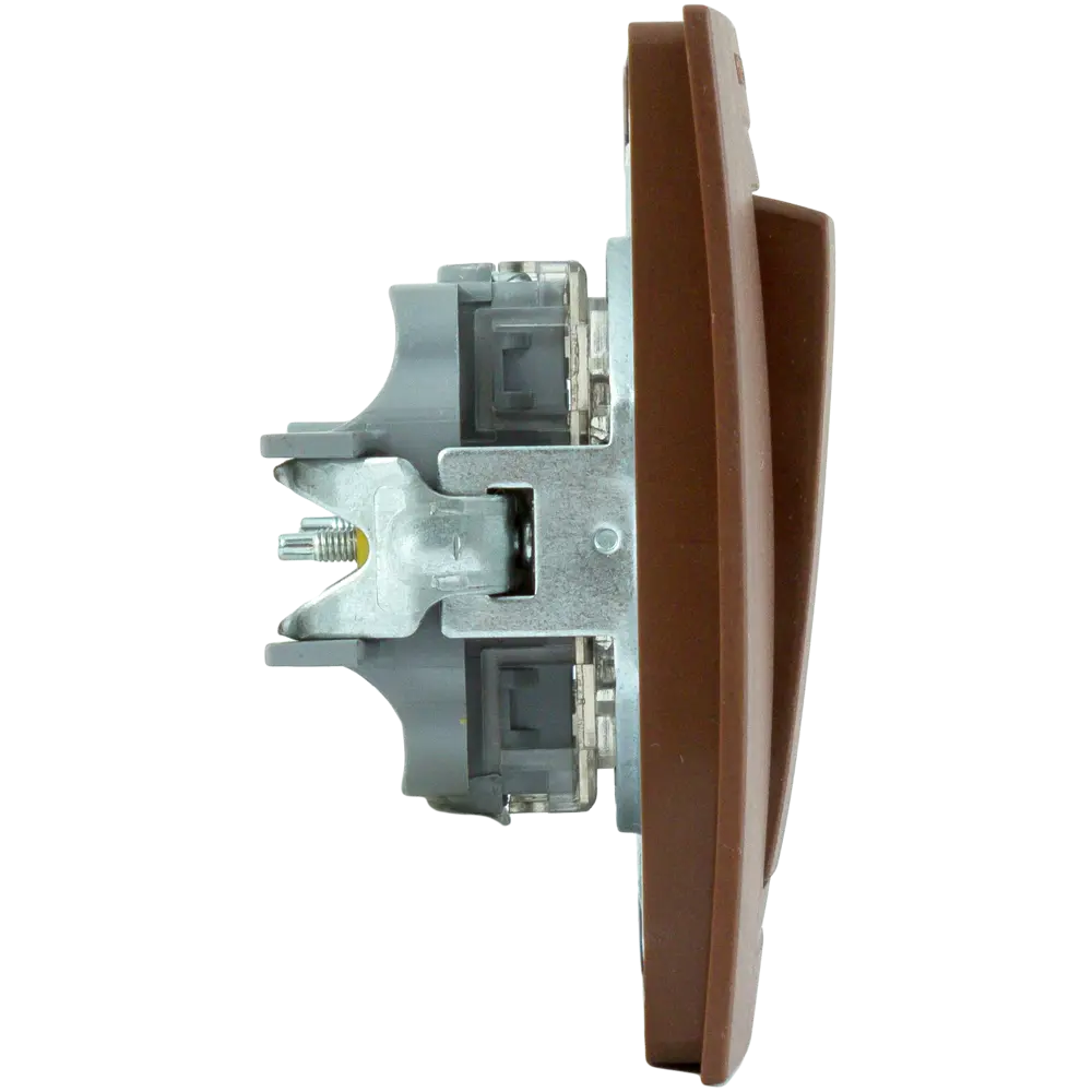 Выключатель Gunsan Moderna 2 клавиши цвет орех 13587517 STLM-2128238 - Вид №2