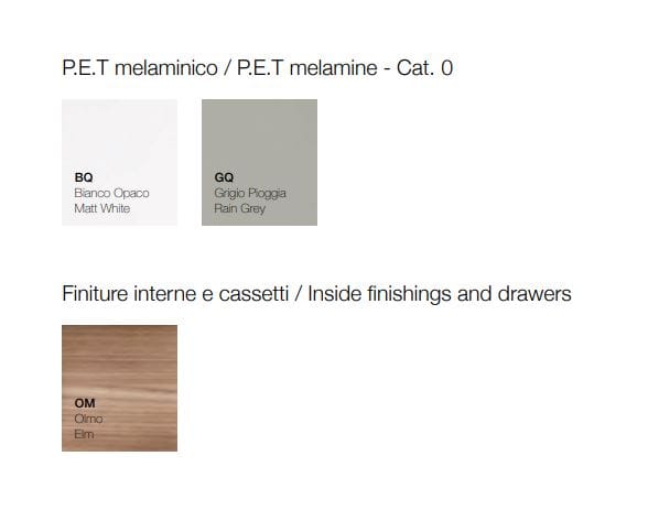 Двойной подвесной умывальник с ящиками Falper 7.0 ARCH-00094010 - Вид №4