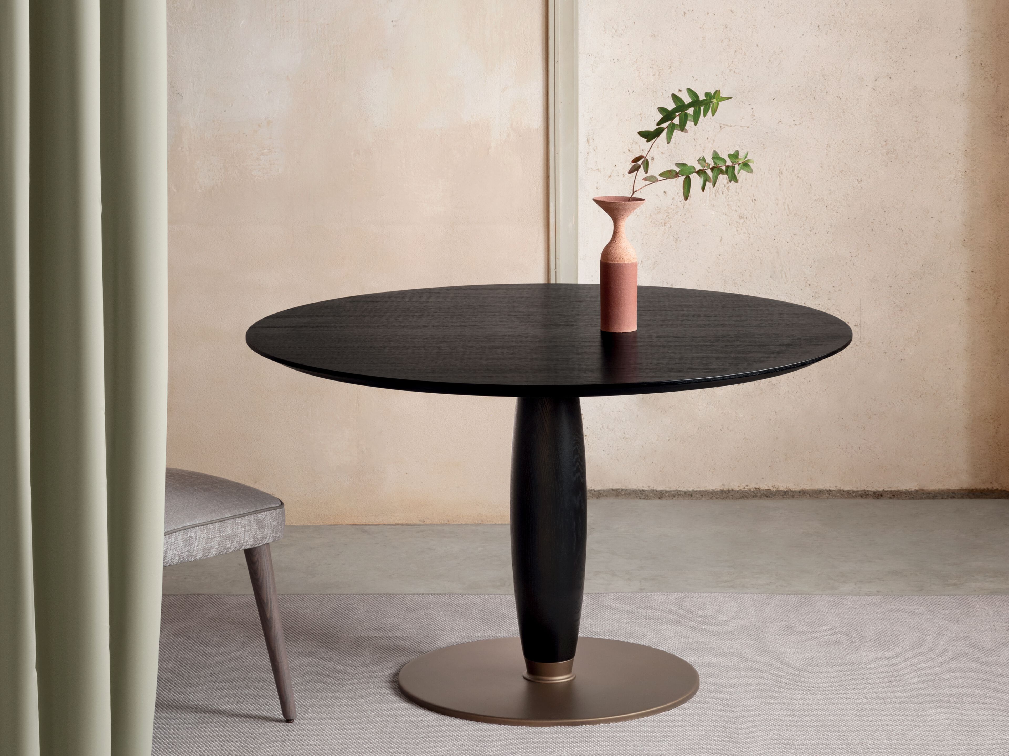 Круглый стол из шпона Riccardo Rivoli IL VIAGGIATORE ARCH-00007199 - Вид №3