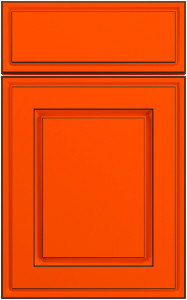 Фасады для кухни Патина Фрезеровка «Бостон» 503 Оранжевый SIST2846-6105