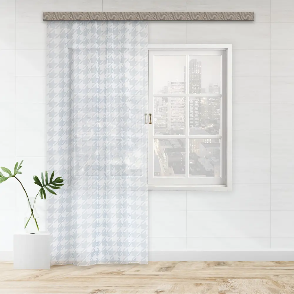 Тюль на ленте «Старс» 250x260 см цвет синий WITERRA STLM-2006750 - Вид №5