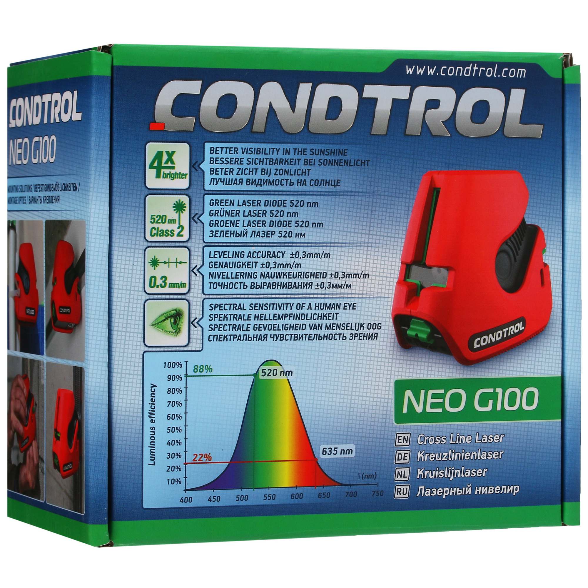 Лазерный нивелир Condtrol Neo G100 5091582 STDN-0081577 - Вид №10