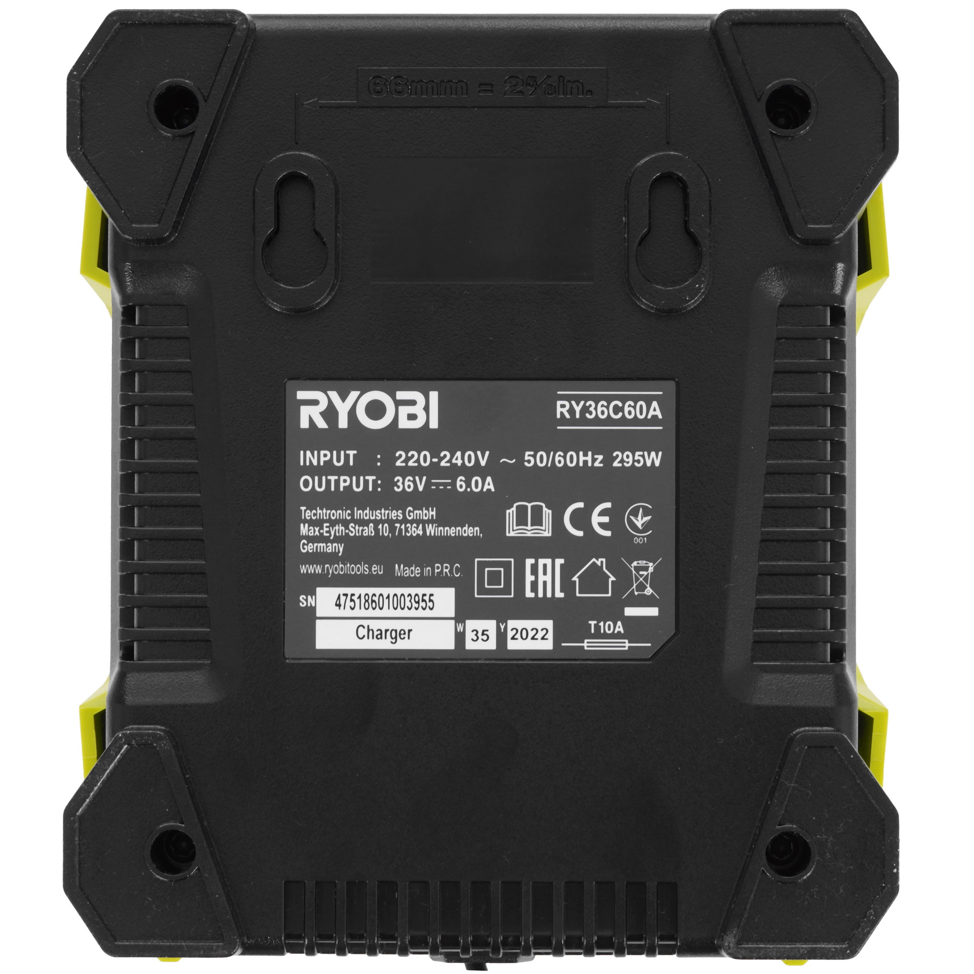 Зарядное устройство Ryobi RY36C60A ONE+ 36V 5481048 STDN-0151912 - Вид №2