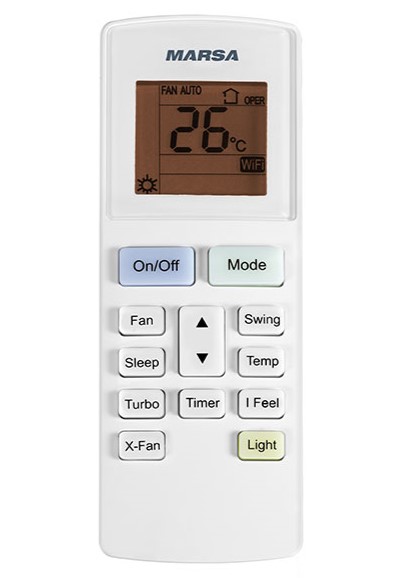 9144133 Кондиционер настенный сплит-система Marsa MRK-24MGF белый STDN-0111610 - Вид №3