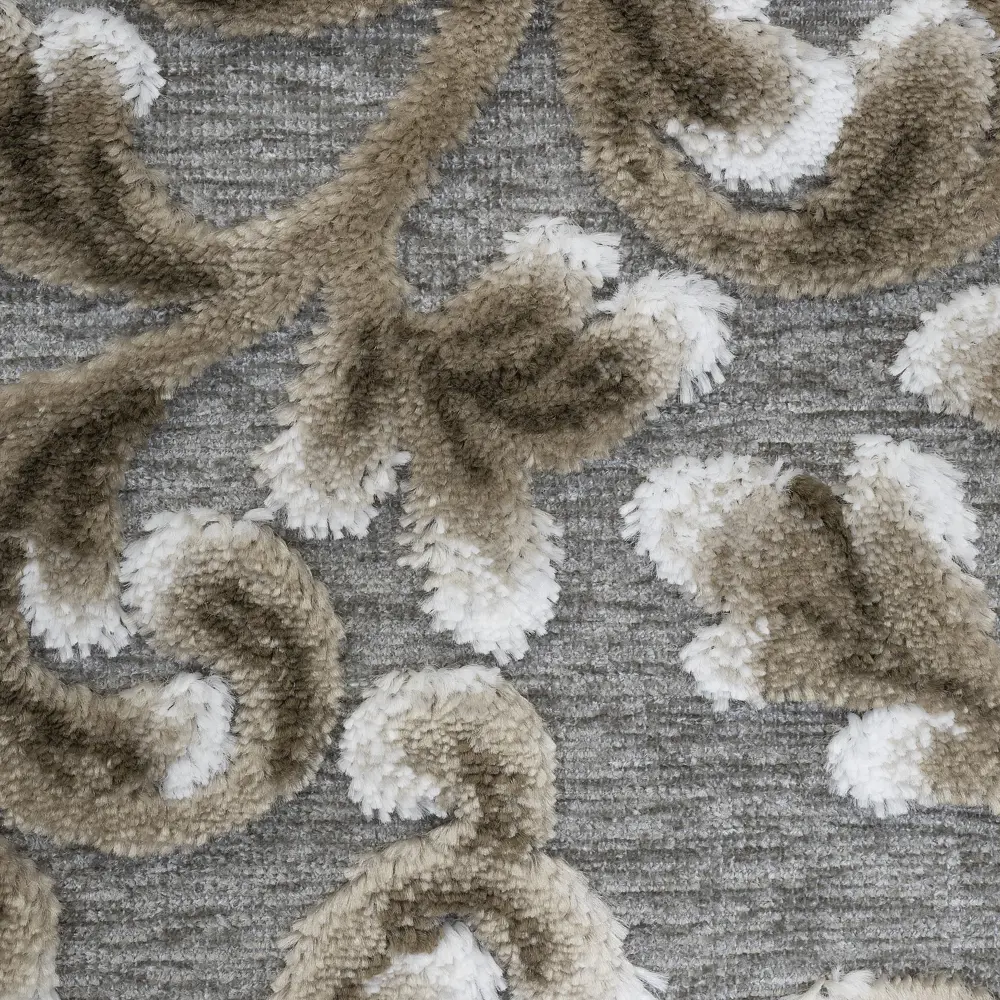 Ковер Роялтафт Шенилл 100x200 см полипропилен 84510_88 цвет серый STLM-2008984 - Вид №2