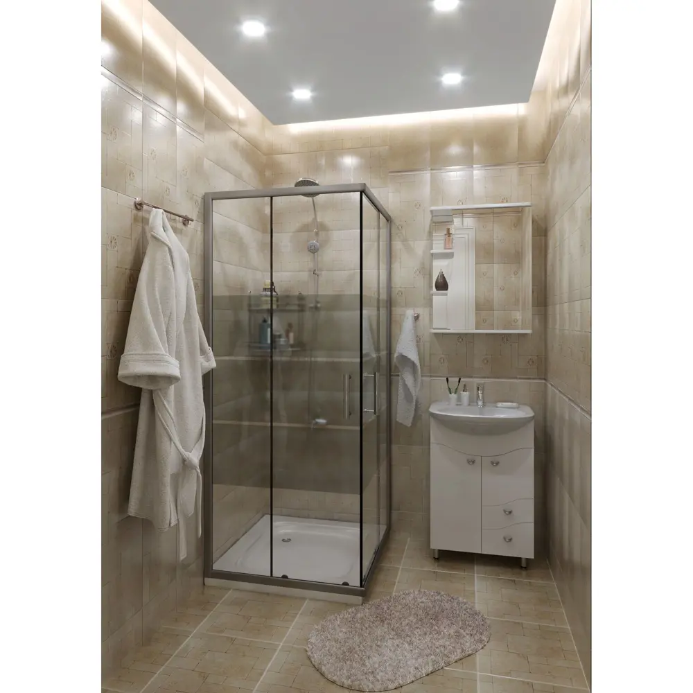 Плитка настенная Нефрит-Керамика Рапсодия микс 25х40 см 1.5 м2 цвет бежевый STLM-2176719 - Вид №1