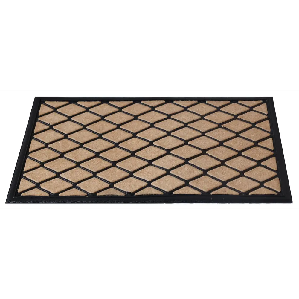 Коврик грязезащитный полиэстер Bali A2 45x75 см цвет бежевый Santreyd STLM-2159827 - Вид №1