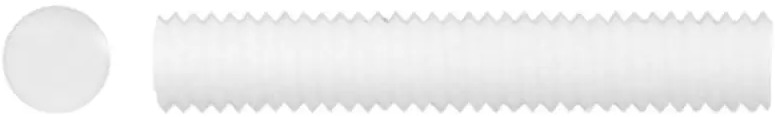 91329336 Шпилька резьбовая DINFIX пластиковая М 12x1000 DIN 975 1шт STLM-1009377
