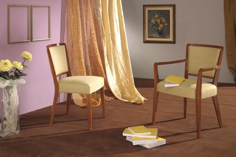 Мягкий тканевый стул с подлокотниками Cizeta GAMMA ARCH-00031829 - Вид №5