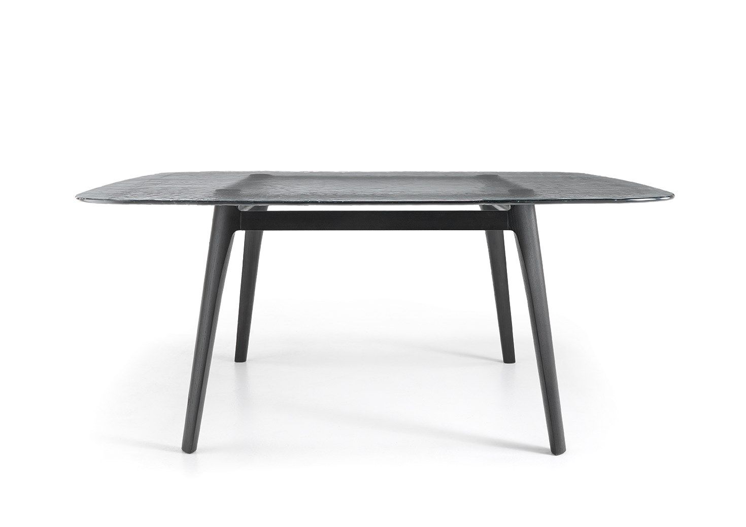 Деревянный и стеклянный стол FIAM ITALIA магма ARCH-00074764 - Вид №1