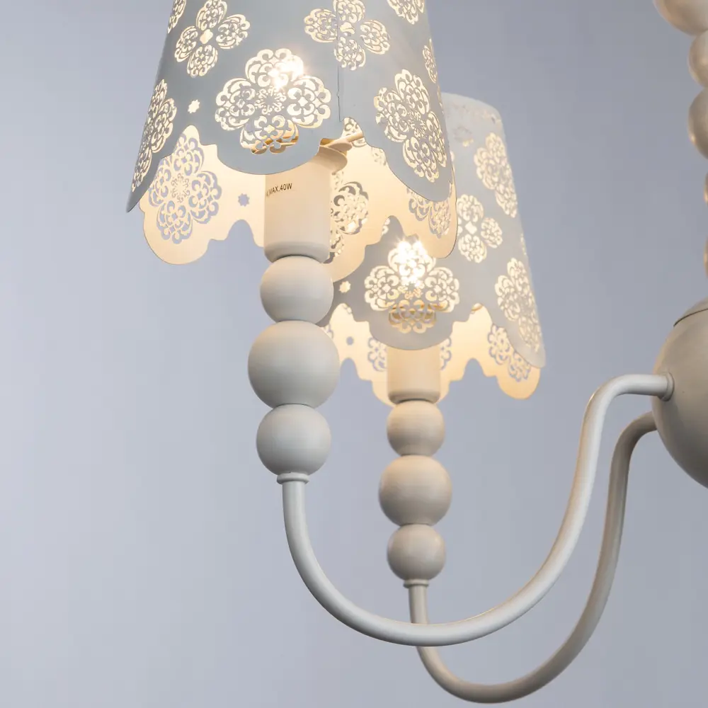 Люстра Maestro 5xE14x40 Вт, металл, цвет белый 14237244 STLM-2196396 Arte Lamp  - Вид №4