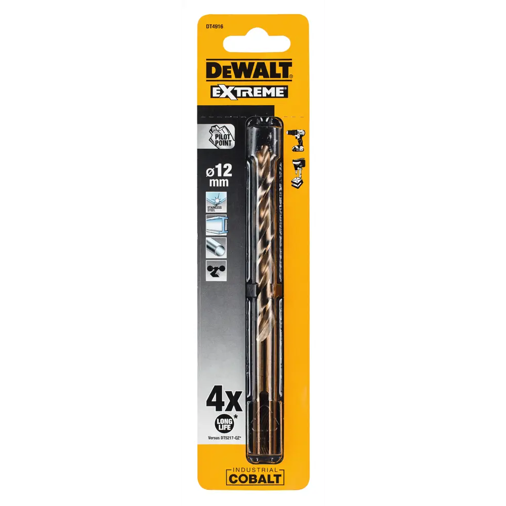 Сверло по металлу Dewalt 12х151 мм 18748172 STLM-2042044  - Вид №1