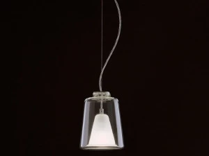 Oluce Подвесной светильник из алюминия и стекла