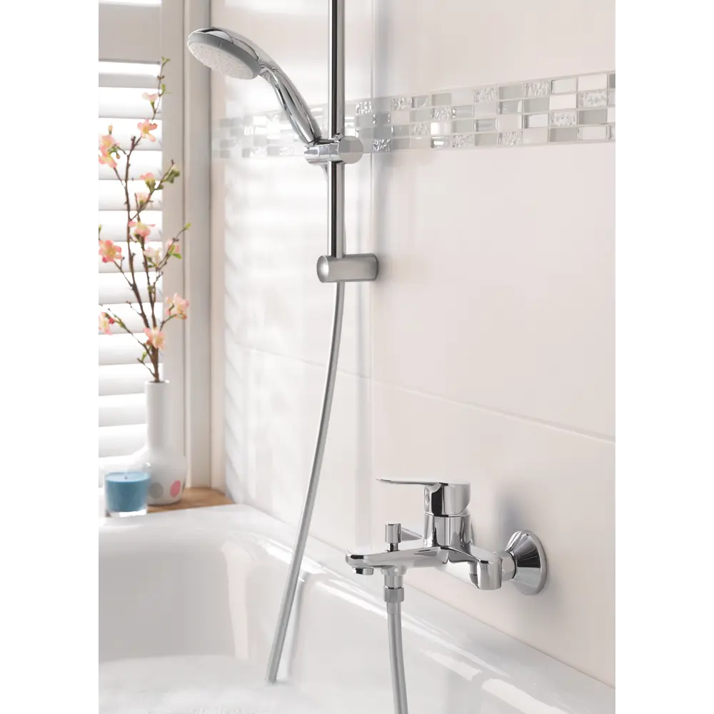 Смеситель для ванны Grohe Start Edge однорычажный цвет хром STLM-2027669 - Вид №5