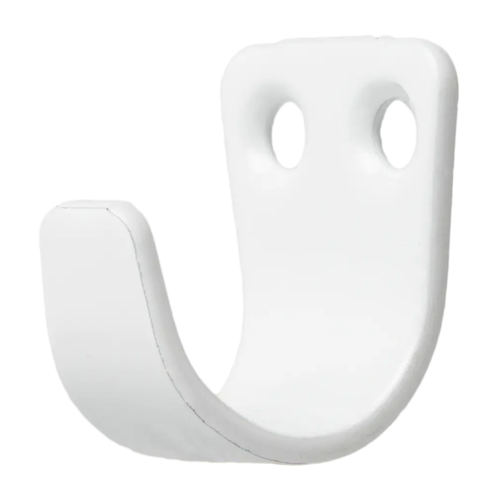 Вешалка настенная №1 1 крючок цвет белый VILPLAST STLM-2063833