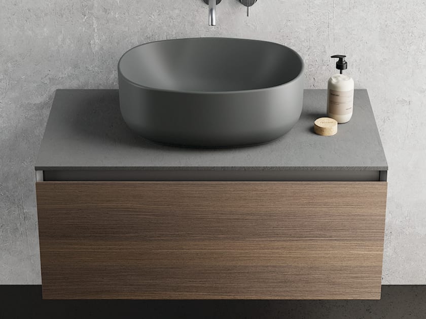 МДФ подвесной шкаф для умывальника с ящиком Nic Belt ARCH-00071726