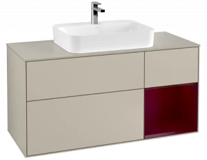Villeroy&Boch Тумба под раковину Прямоугольная версия F423HBHH Finion Sand Matt Lacquer
