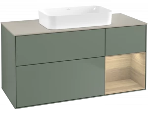 Villeroy&Boch Тумба под раковину Прямоугольная версия F713PCGM Finion Olive Matt Lacquer