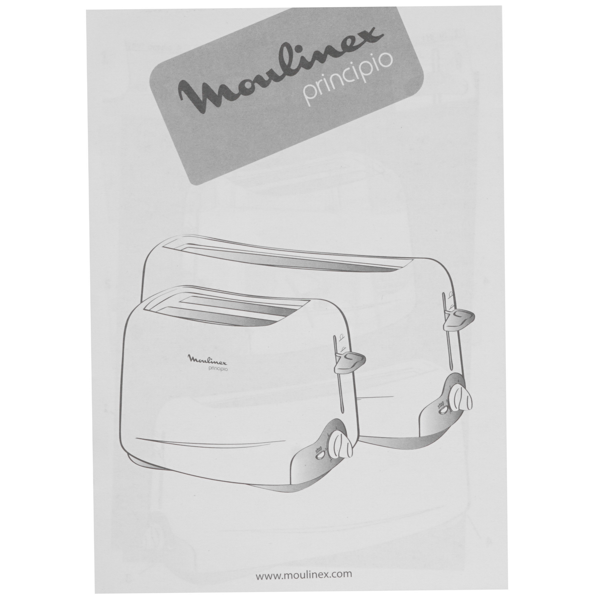 1005648 Тостер Moulinex Principio TT110232 черный STDN-0141762 - Вид №6