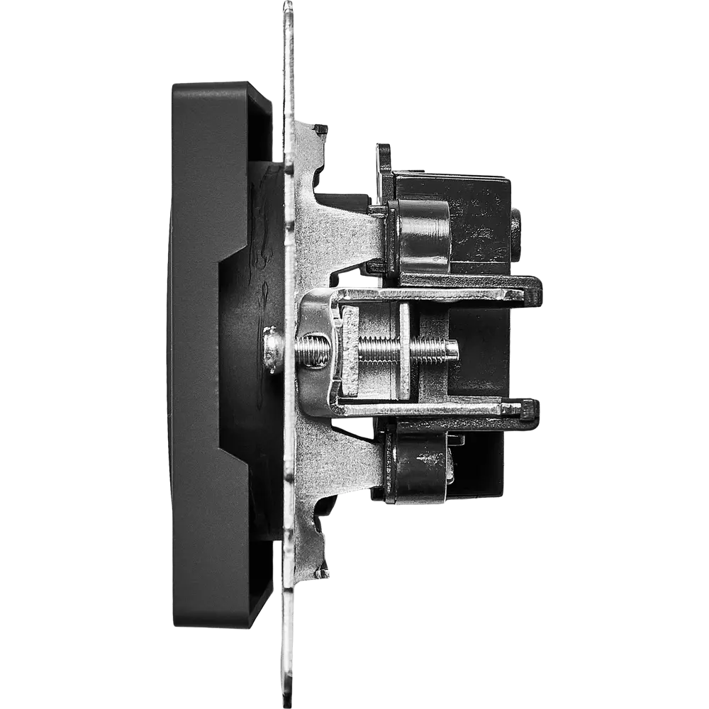 Розетка IEK Brite графит с заземлением для скрытого монтажа 87761582 STLM-1106579 - Вид №2
