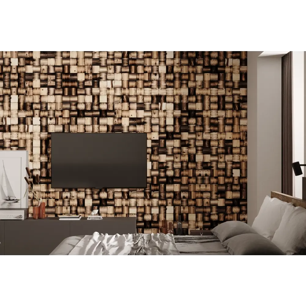 Деревянная мозаика ЭШФОРД 100x100 мм 300x300 мм 82625494 STLM-2084245 Santreyd  - Вид №2