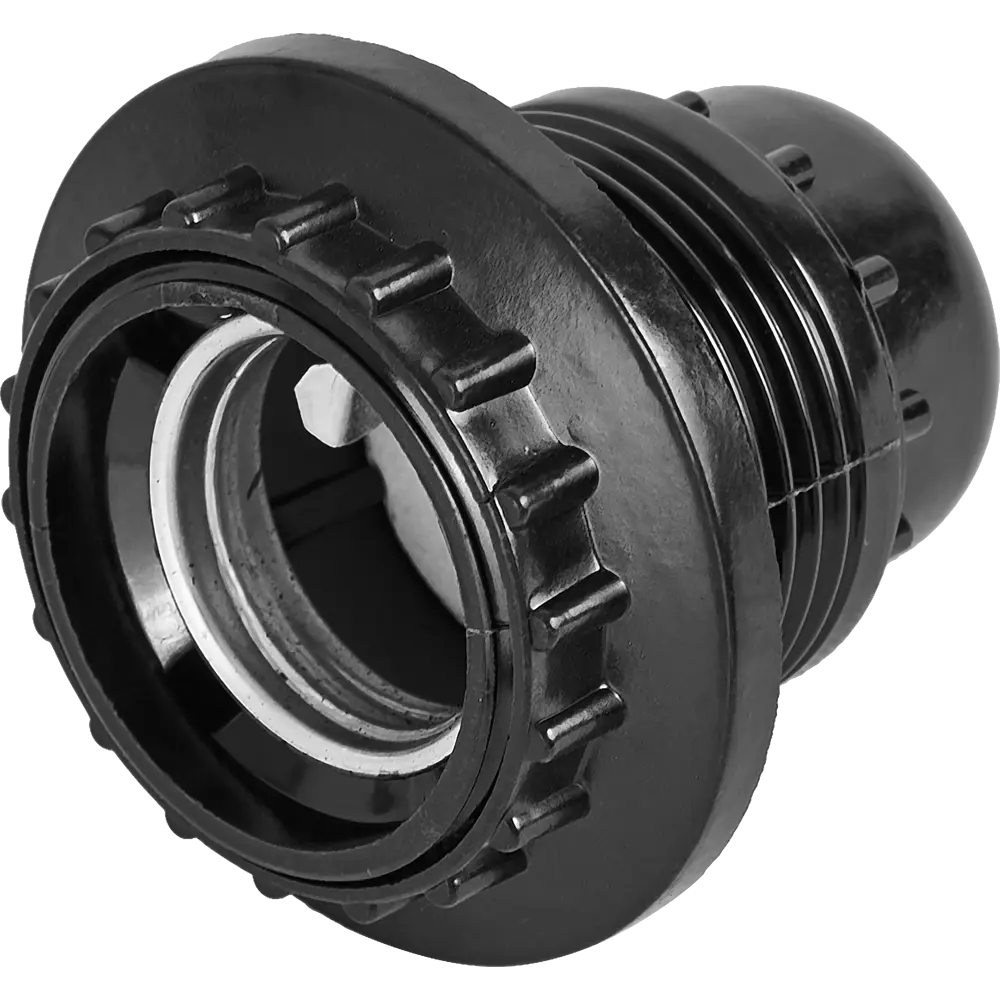 Патрон IEK для ламп Е27 с кольцом - надежное подключение освещения 86269716 STLM-0934842