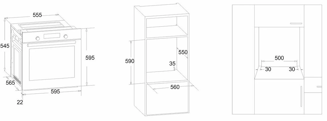 9280245 Духовой шкаф электрический Simfer B6ES58016 + Варочная поверхность индукционная Simfer H60I74S006 STDN-0121239 - Вид №16