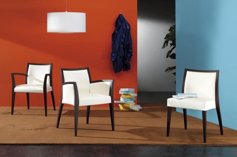 Тканевое кресло с подлокотниками Cizeta час ARCH-00054290