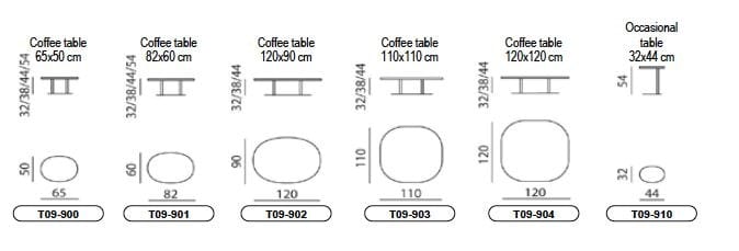 Деревянный овальный журнальный столик для гостиной LEOLUX LX LXT09 ARCH-00131290 - Вид №4