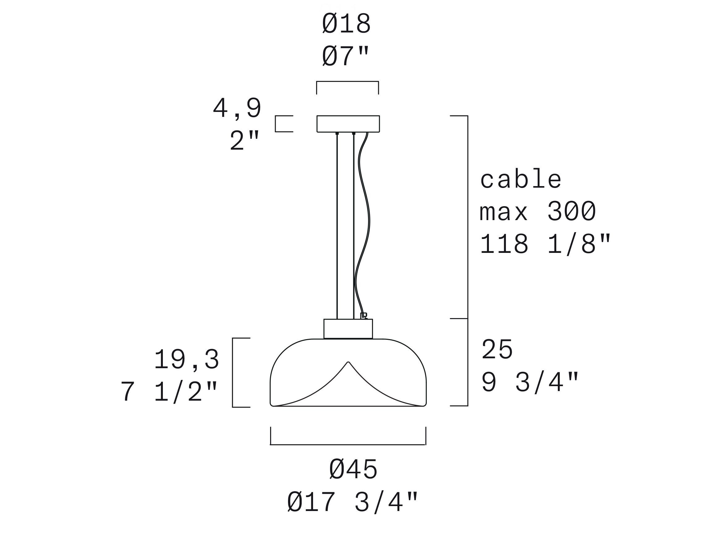 Выдувное стекло светодиодный подвесной светильник Leucos Aella ARCH-00120264 - Вид №9