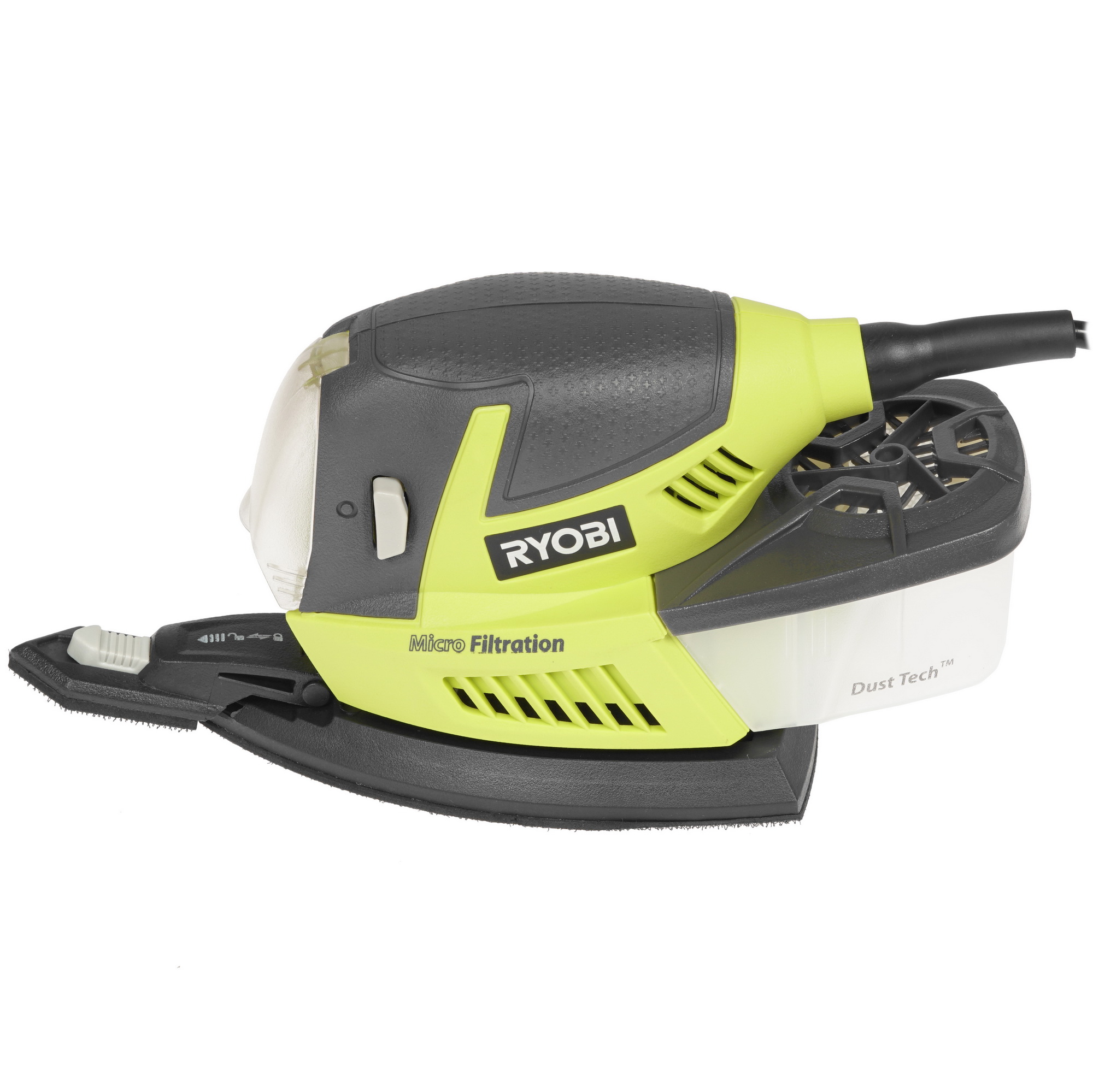 Виброшлифовальная машина Ryobi RPS100-SA20  + набор шлифлистов RPS100-SA20 8146567 STDN-0080812 - Вид №2
