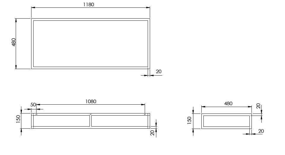 Металлическая подставка для раковины Azzurra Ceramica MISURA ARCH-00142997 - Вид №5