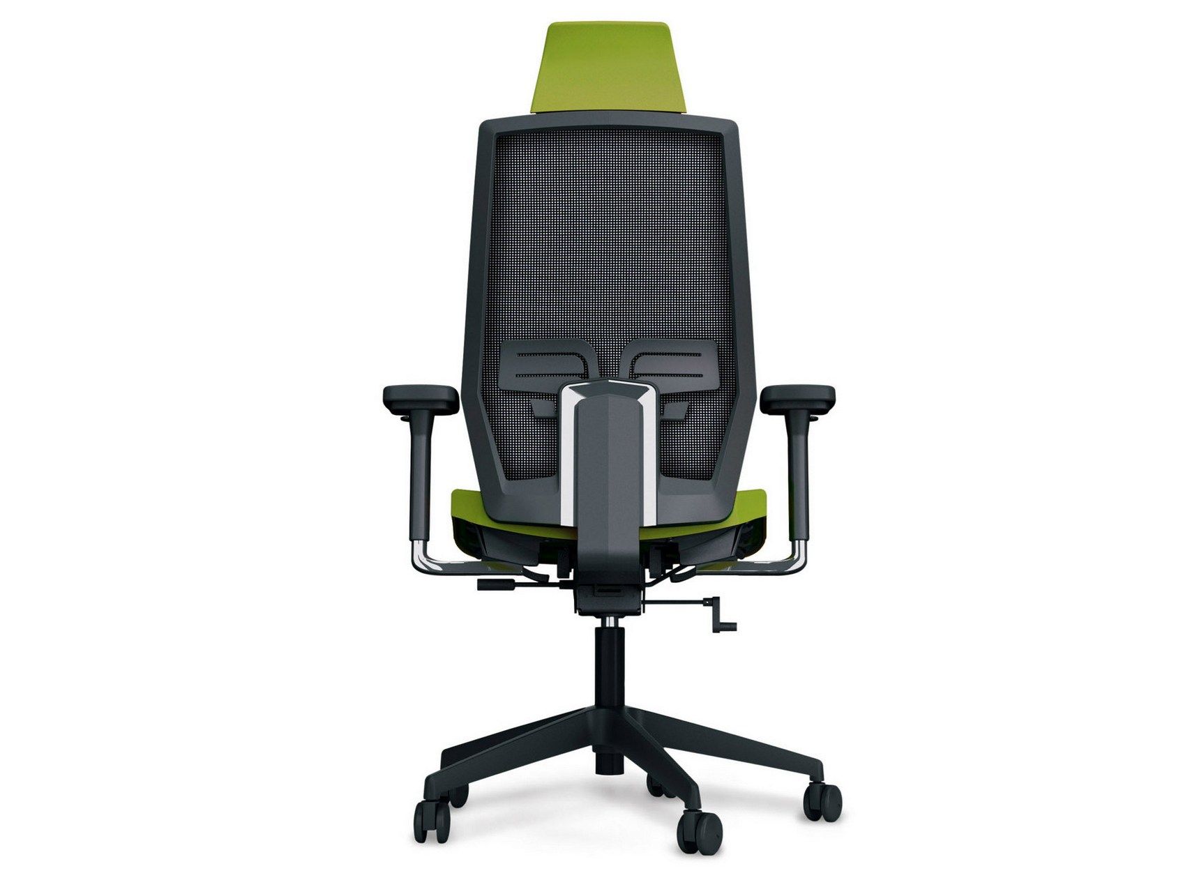 5-спицевое тканевое вращающееся офисное кресло с подголовником König Neurath JET II ARCH-00031937 - Вид №1