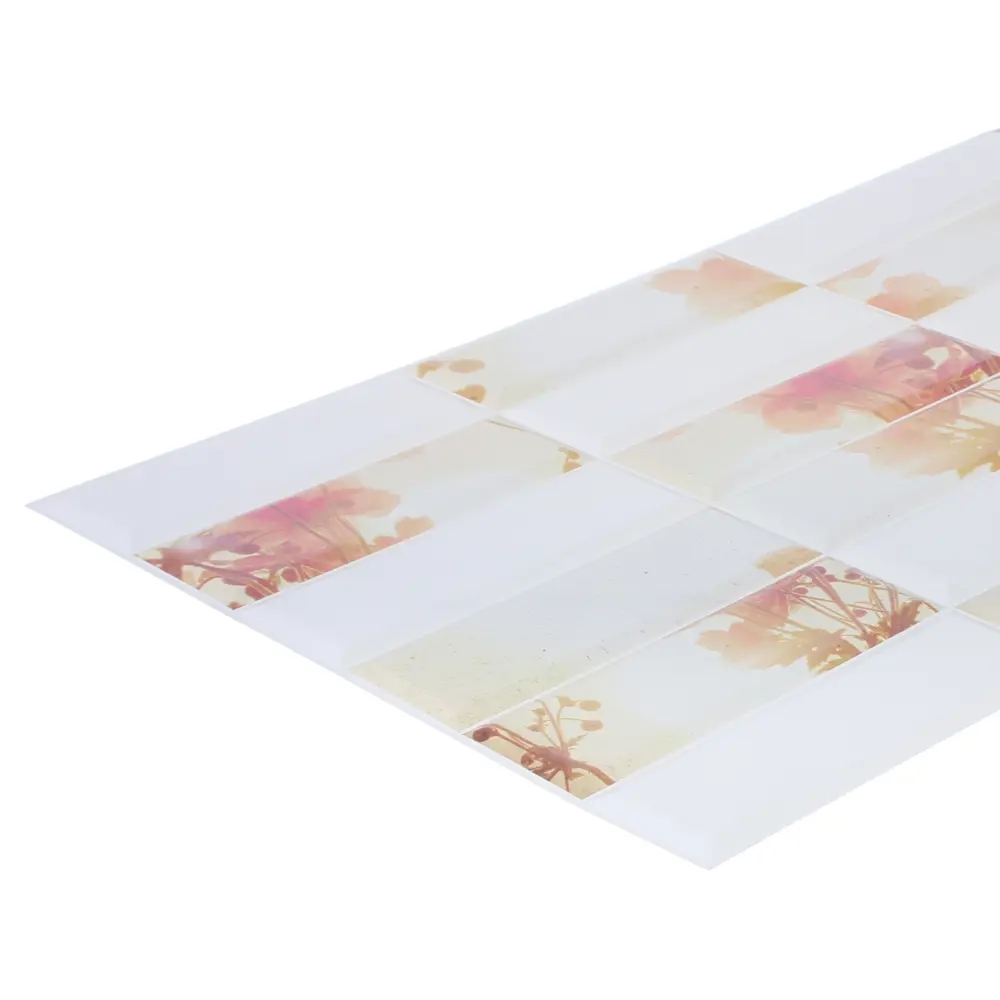 Панель ПВХ листовая 0.3 мм 955х480 мм Цветы 0.46 м² GRACE STLM-2190287 - Вид №1