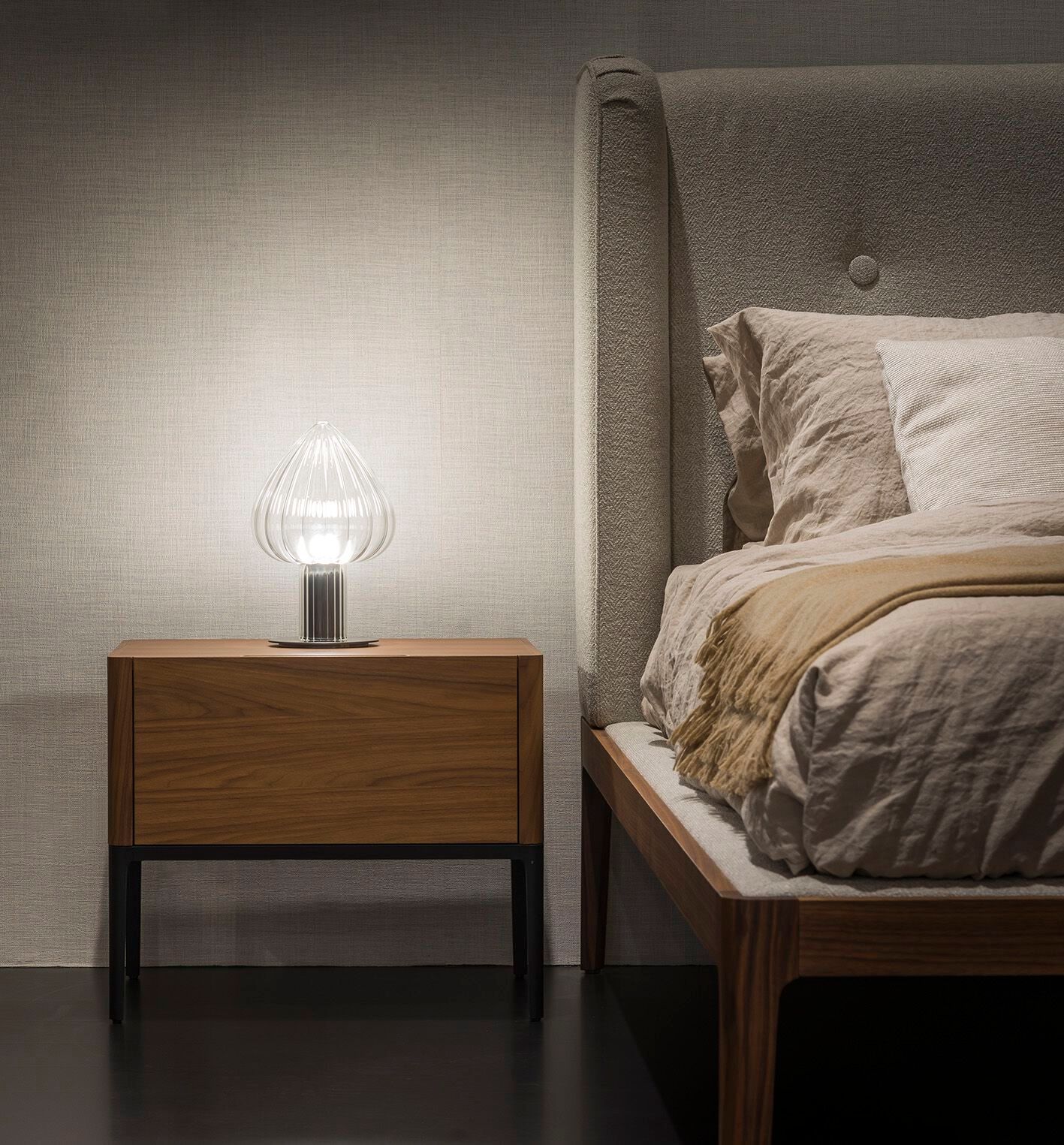 Настольная лампа из ребристого стекла Album ARCH-00117234 - Вид №1