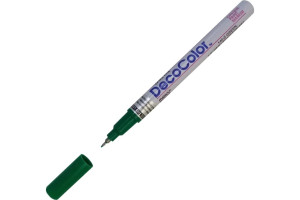 16191309 Лаковый маркер с тонким наконечником, 0.8 мм, зеленый MAR140/4 GREEN MARVY UCHIDA