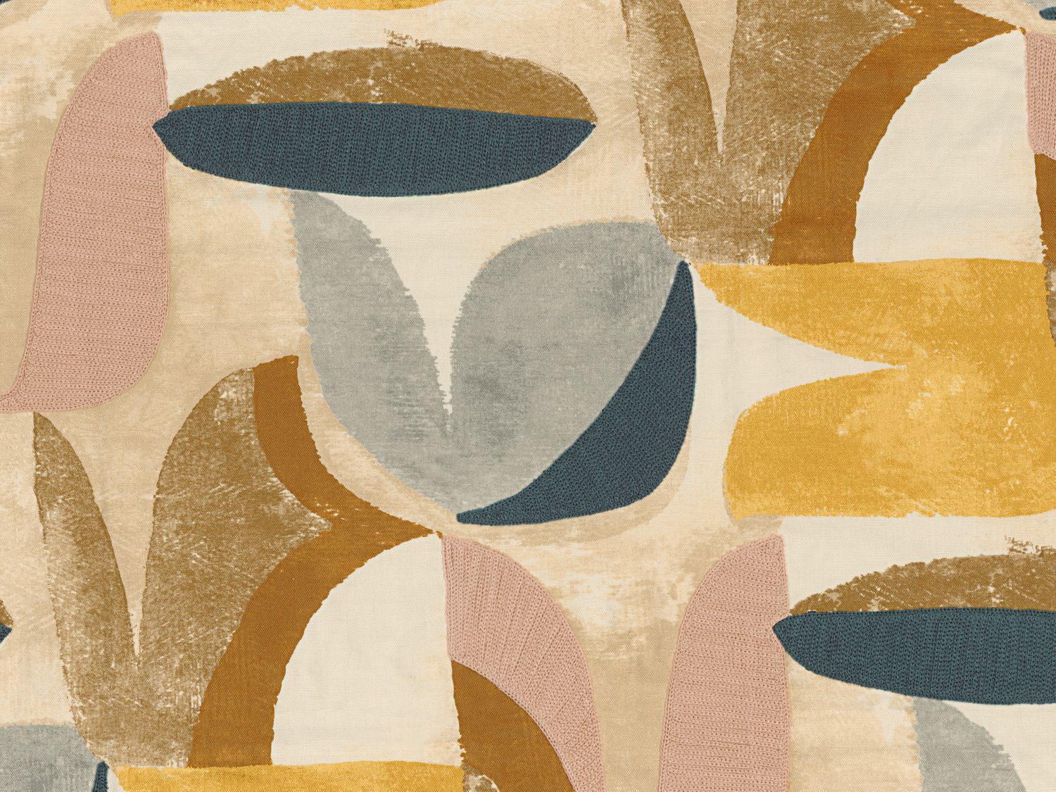 Ткань с графическим рисунком Casamance флирт ARCH-00086812