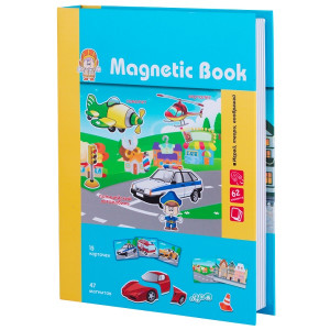 TAV032 Развивающая игра "Веселый транспорт" Magnetic Book