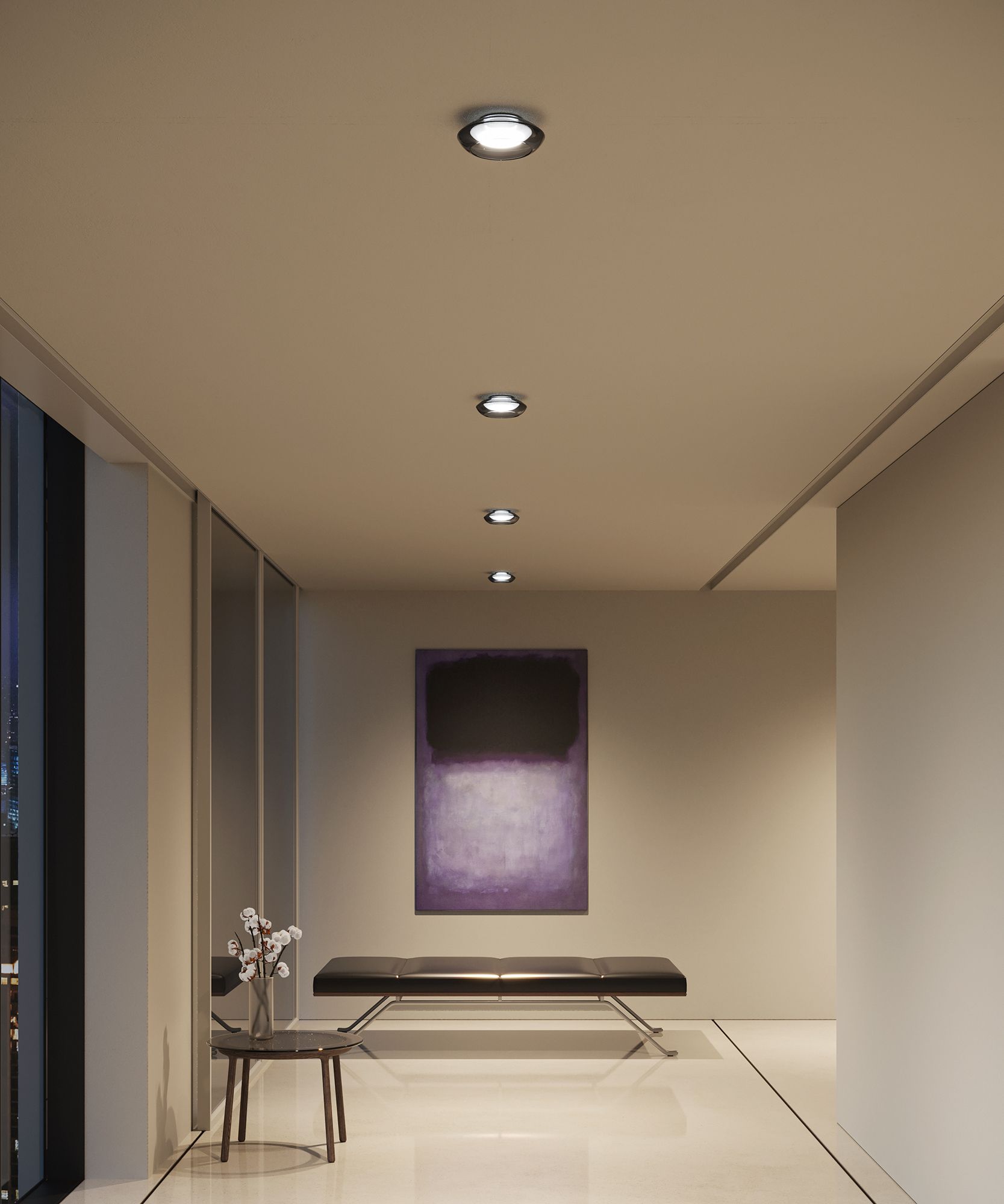 Стеклянный круглый светодиодный светильник Italamp STILLA ARCH-00040573 - Вид №2