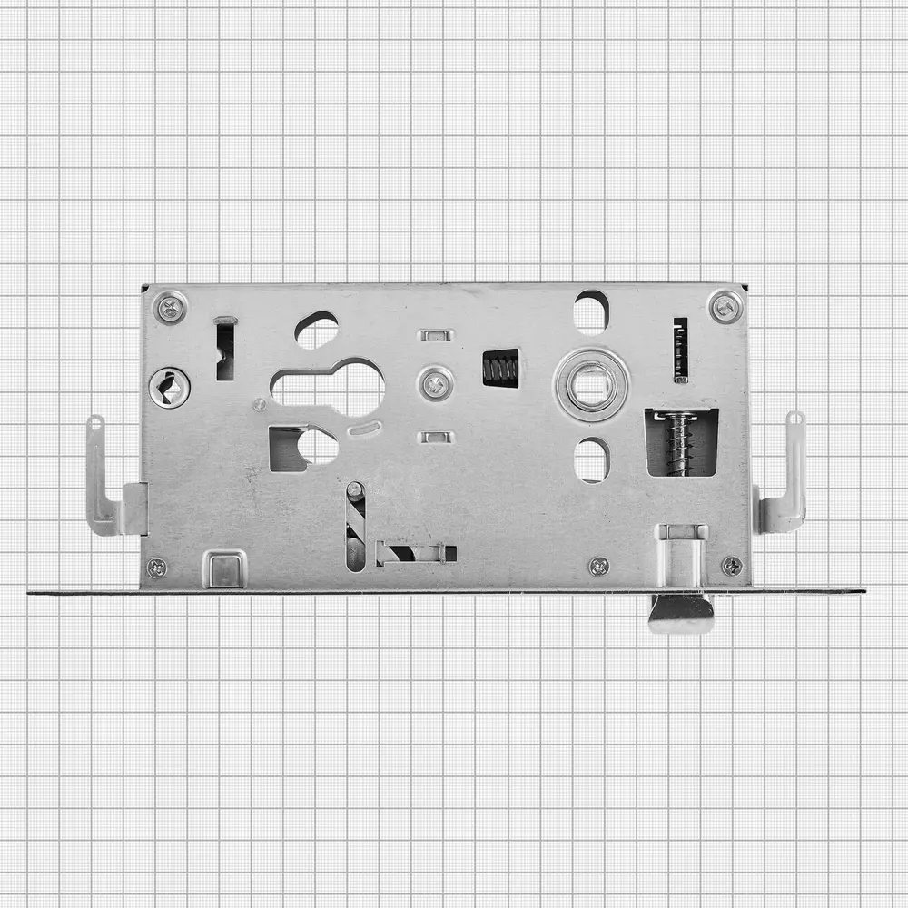 НОРА-М Врезной замок для правых дверей с матовым никелем 85539373 STLM-0063690 - Вид №2