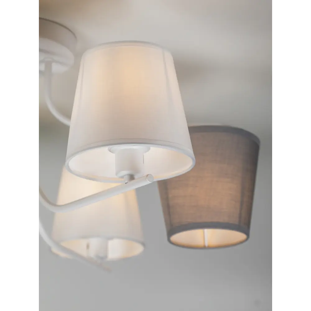 Люстра потолочная Chris 3154-306 6 ламп 18 м² цвет белый Rivoli STLM-2015689 - Вид №5