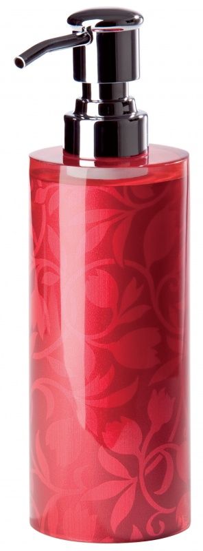 5310-12 Batex Venus, настольный дозатор из полирезин, цвет красный с рисунком Santreyd 