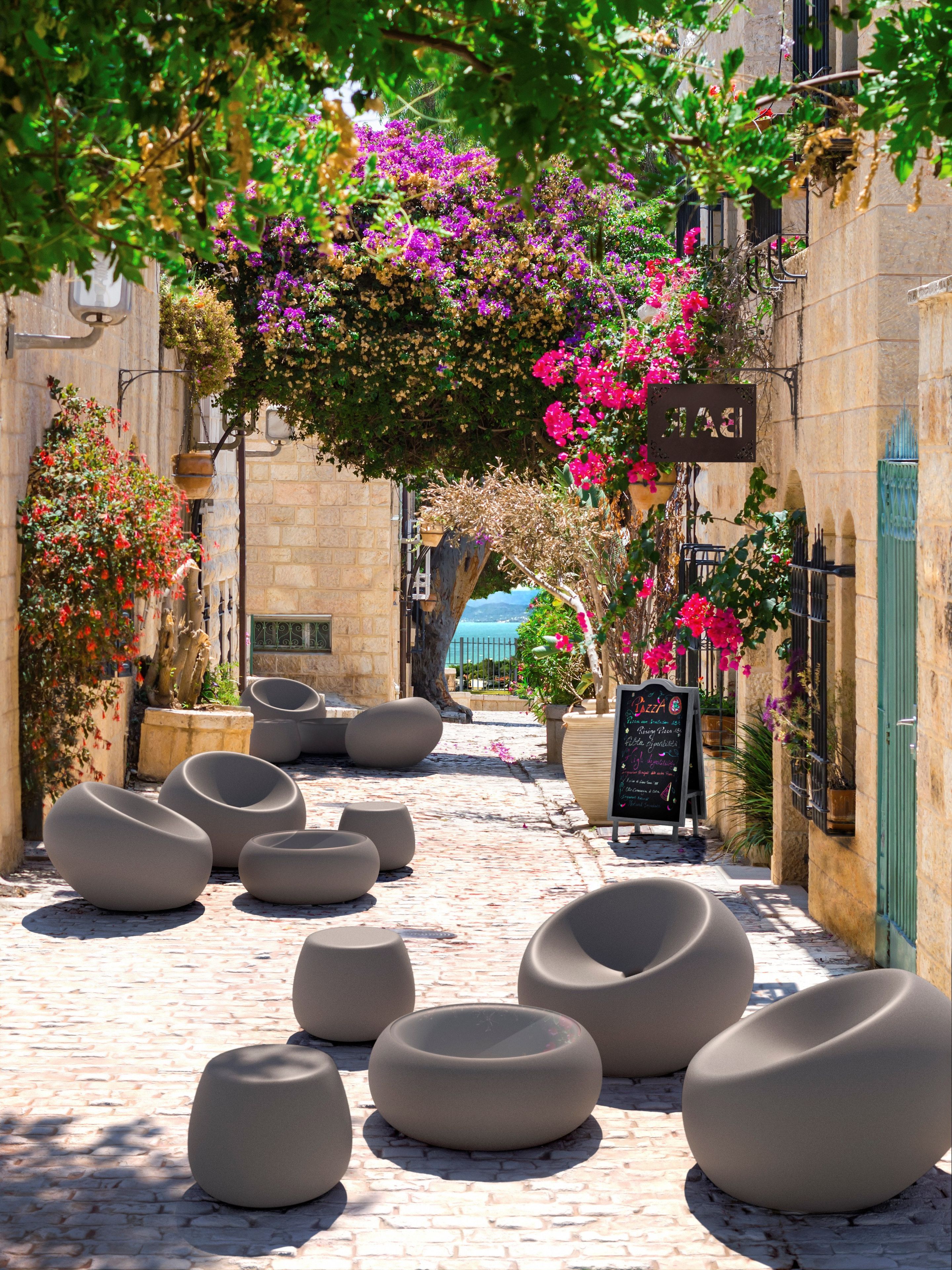 Низкий садовый стол из полиэтилена PLUST Boom ARCH-00012963 - Вид №3