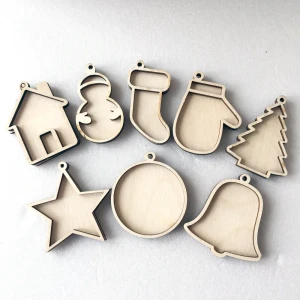 Набор для творчества Елочные игрушки 6x5 см дерево